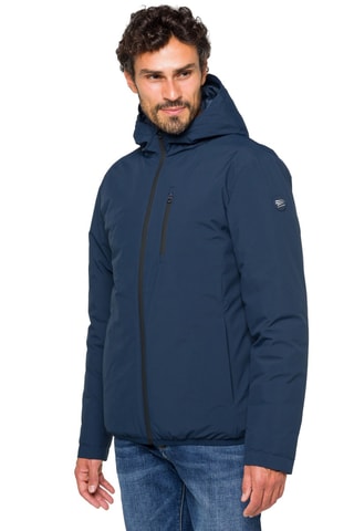 Bombardier regular à capuche Havelok - Bleu
