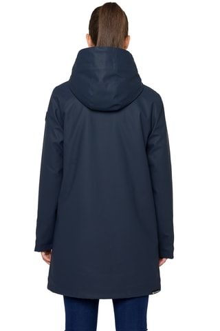 Parka regular à capuche Yasmine - Bleu