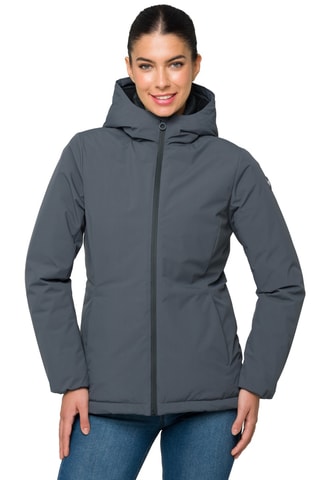 Doudoune regular à capuche Millaa - Gris