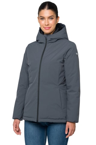 Doudoune regular à capuche Millaa - Gris