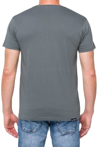 T-shirt regular - Orange et gris