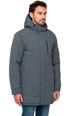 Parka regular à capuche Latemar - Gris