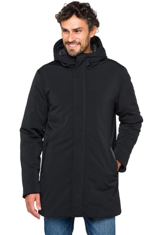 Parka regular à capuche Khangar - Noir