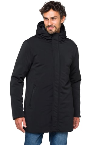 Parka regular à capuche Khangar - Noir