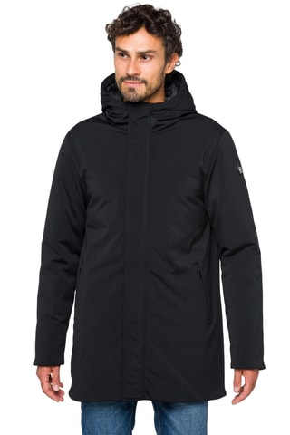 Parka regular à capuche Khangar - Noir