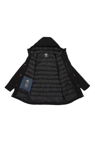 Parka regular à capuche Khangar - Noir