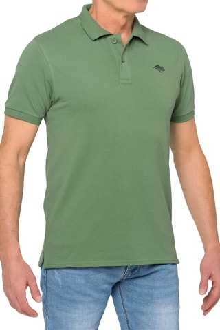 Polo regular - Vert et kaki