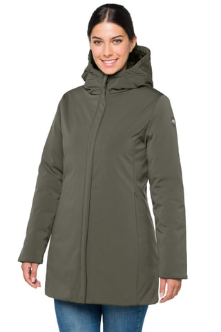 Parka à capuche Jaqueline - Noir et vert