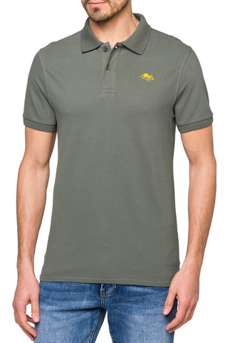 Polo regular Solid Color - Vert