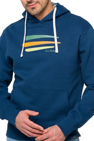 Sweat à capuche - Bleu