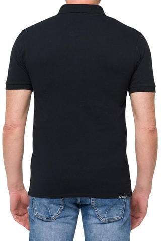 Polo regular Stoney - Noir et indigo