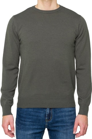 Pull regular en laine Atitlan - Vert