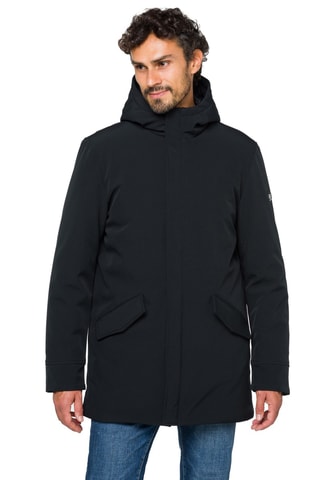 Parka regular à capuche Atitlan - Noir
