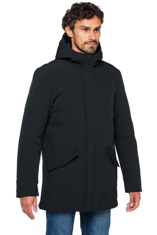 Parka regular à capuche Atitlan - Noir