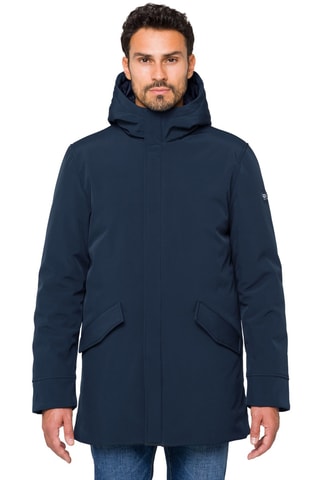 Parka regular à capuche Atitlan - Bleu