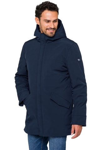 Parka regular à capuche Atitlan - Bleu