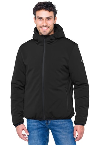Blouson regular à capuche Andaz - Noir