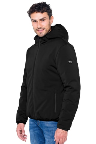 Blouson regular à capuche Andaz - Noir