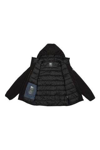 Blouson regular à capuche Andaz - Noir