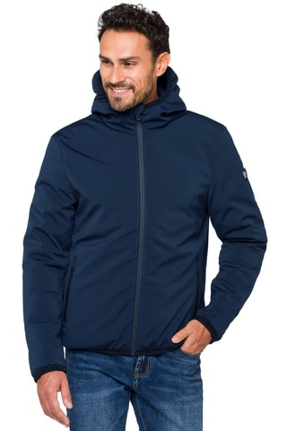 Blouson regular à capuche Andaz - Bleu