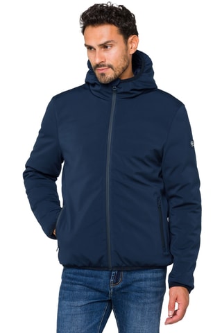 Blouson regular à capuche Andaz - Bleu