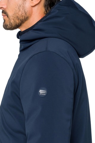 Blouson regular à capuche Andaz - Bleu