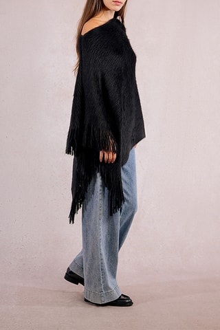 Poncho - Noir - Molly Bracken