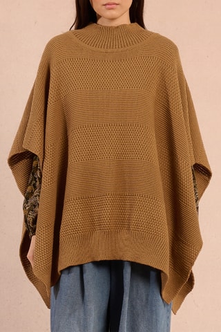 Poncho - Camel - Molly Bracken