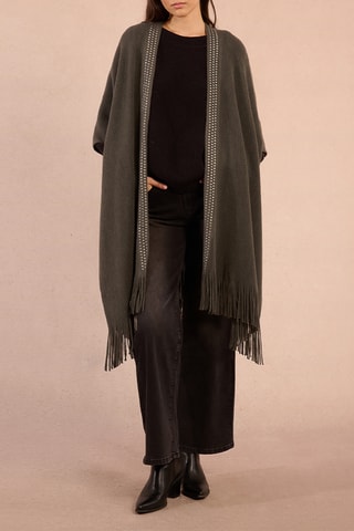 Poncho - Anthracite - Molly Bracken