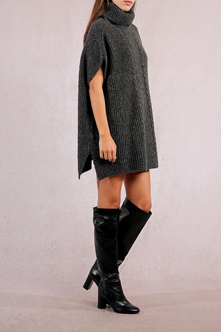Poncho - Anthracite - Molly Bracken