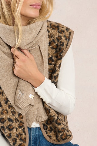 Echarpe - Beige chiné - Molly Bracken