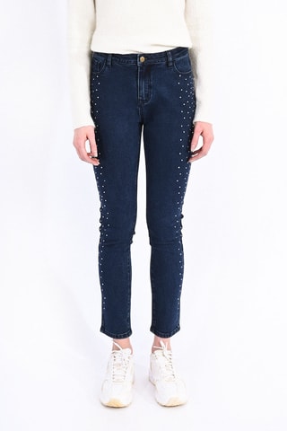 Jean slim - Bleu marine - Molly Bracken