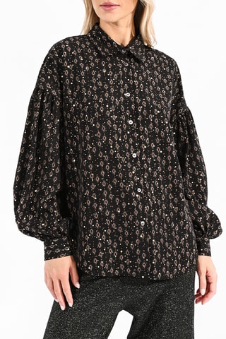 Camisa loose - Negro - Molly Bracken