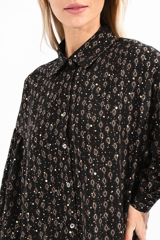 Camisa loose - Negro - Molly Bracken
