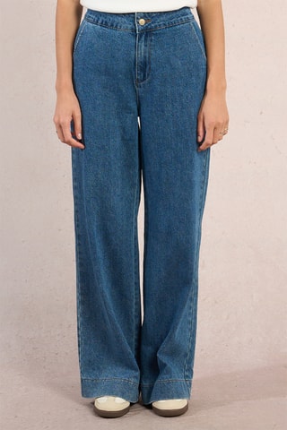 Jean large - Bleu - Molly Bracken