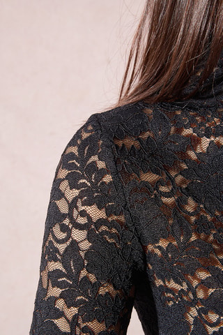Top en dentelle - Noir - Molly Bracken