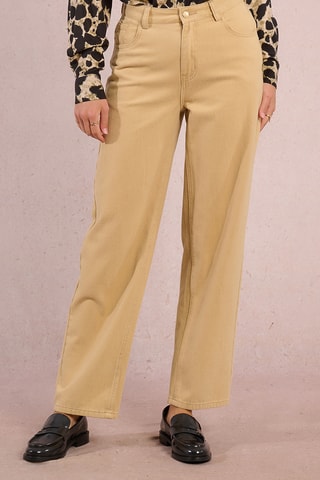 Jean mom - Beige - Molly Bracken