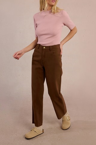 Jean mom - Marron - Molly Bracken