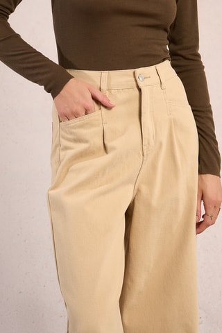 Pantalon large - Beige - Molly Bracken