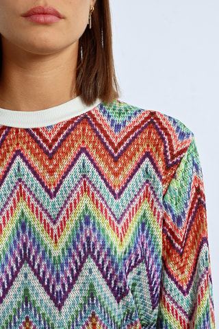 Sweat - Orange et vert clair - Lili X Molly