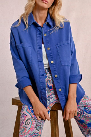 Surchemise - Bleu cobalt - Molly Bracken