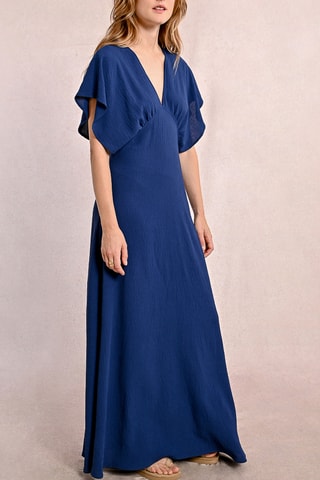 Vestido largo - Azul marino - Molly Bracken