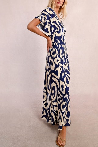 Robe longue - Bleu marine - Molly Bracken