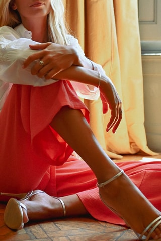 Pantalon taille haute - Rose - Molly Bracken