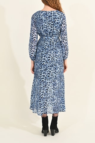 Vestido midi - Azul oscuro - Molly Bracken