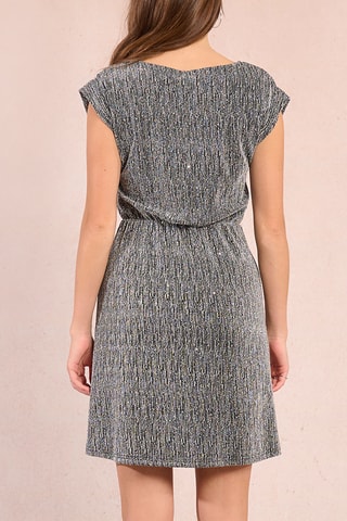 Vestido recto - Plateado - Molly Bracken