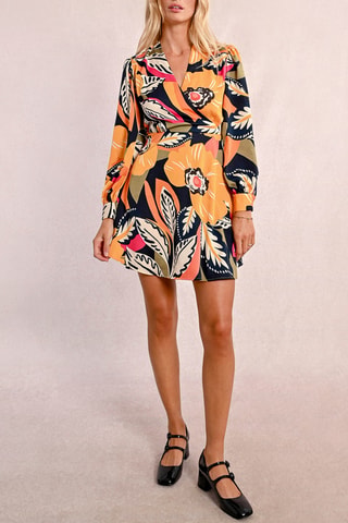 Robe patineuse - Moutarde - Molly Bracken
