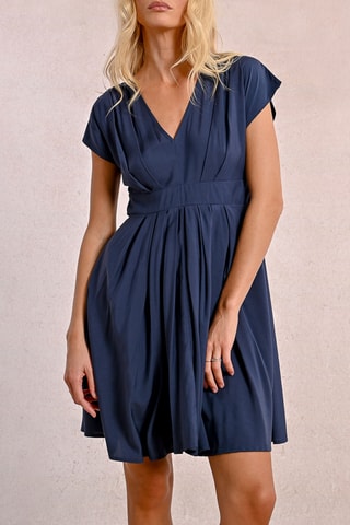 Robe patineuse - Bleu marine - Molly Bracken