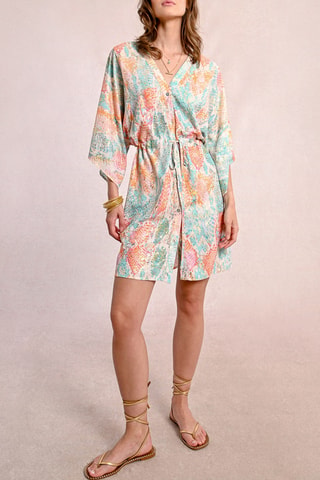 Robe droite - Turquoise - Molly Bracken