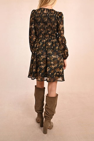 Vestido evasé - Negro - Molly Bracken